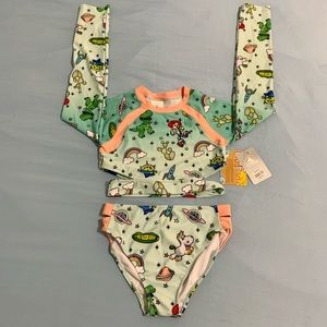 BNWT Toy Story two piece swimsuit